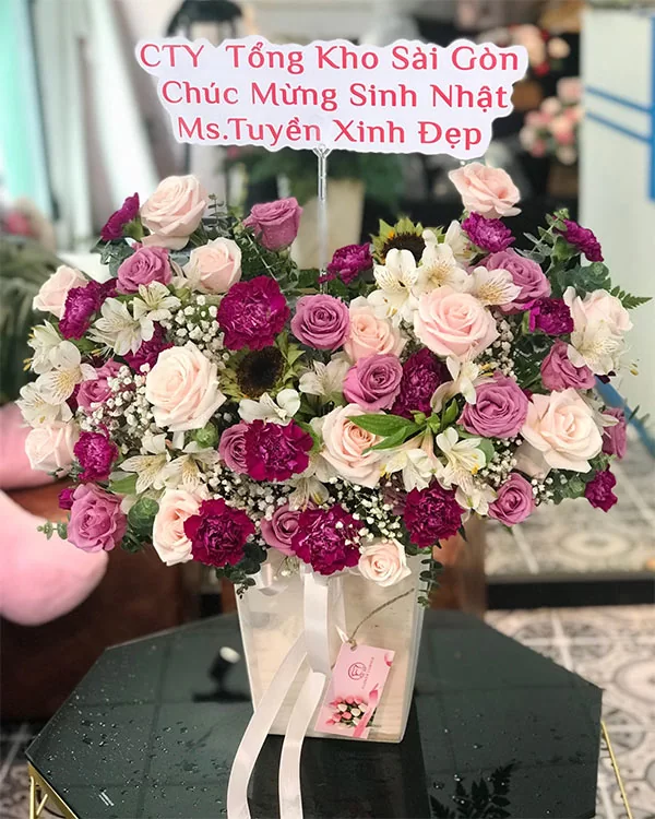 Giỏ Hoa Sinh Nhật - HNN.GHSN1