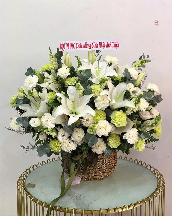 Giỏ Hoa Sinh Nhật - HNA.GHSN2