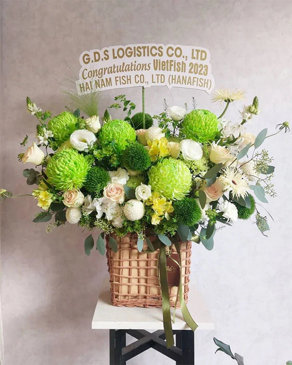 Lẵng Hoa Chúc Mừng - HNA.LHSN4