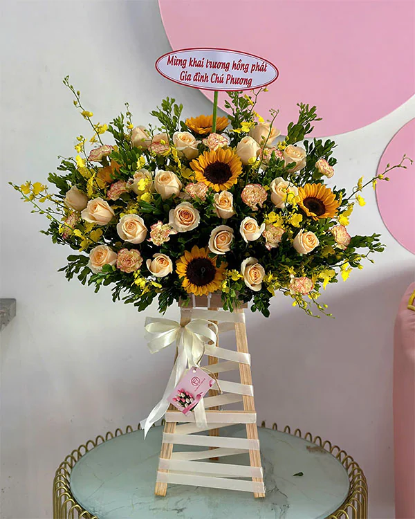 Kệ Hoa Chúc Mừng - HNA.KHCM3