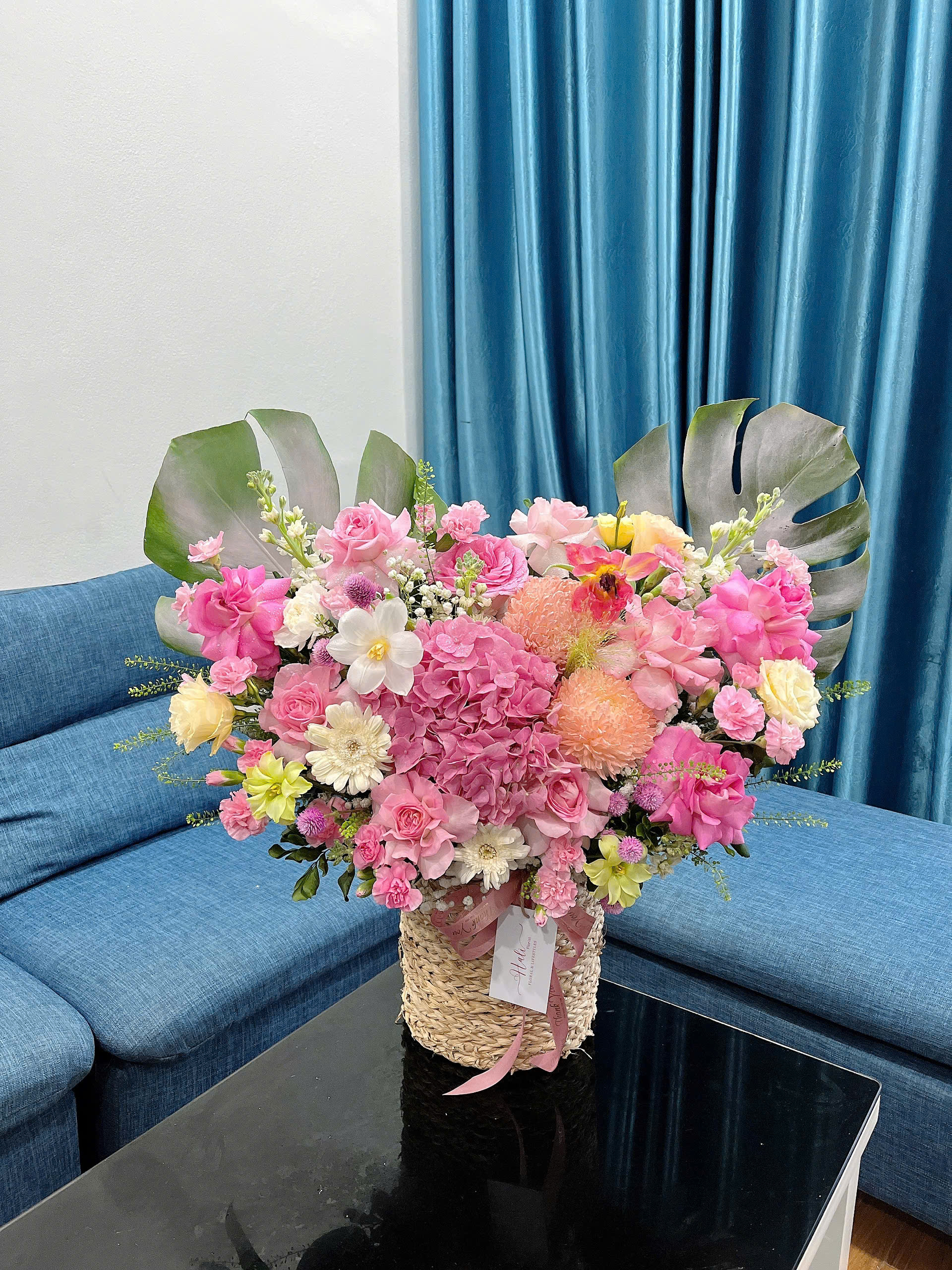 Giỏ Hoa Khai Trương - HNA.GHKT1