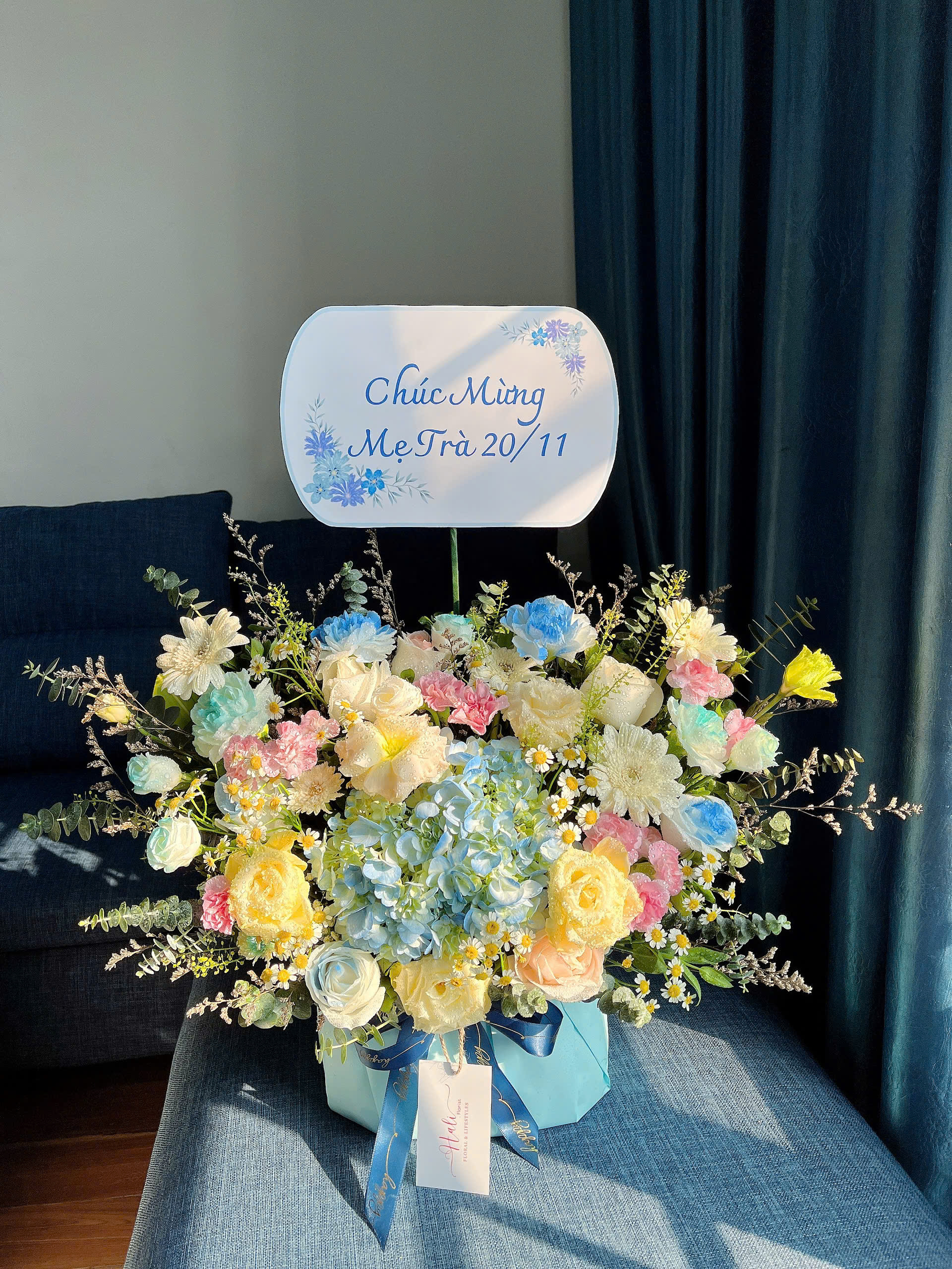 Giỏ Hoa Khai Trương - HNA.GHKT4