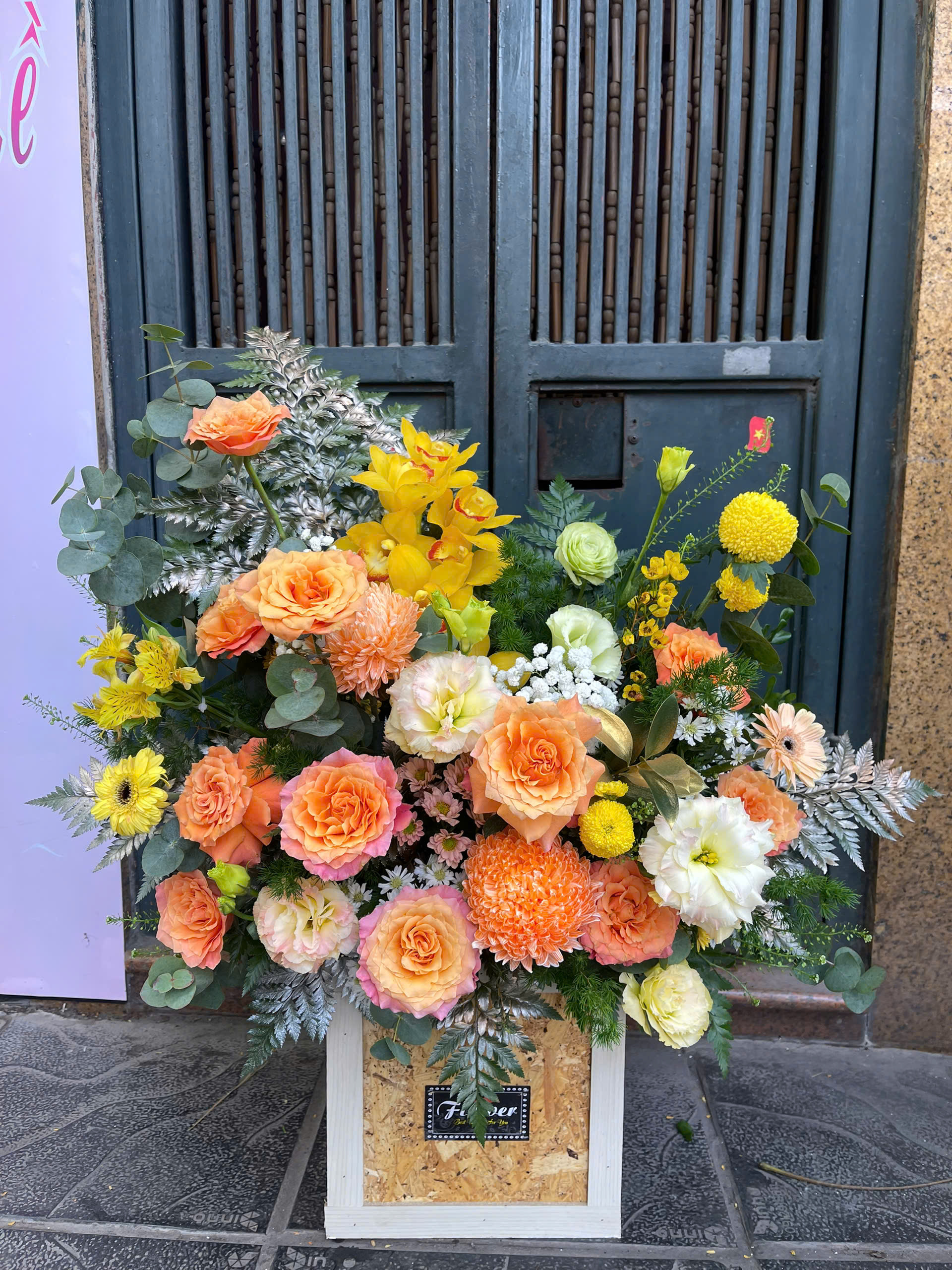 Giỏ Hoa Khai Trương - HNA.GHKT26