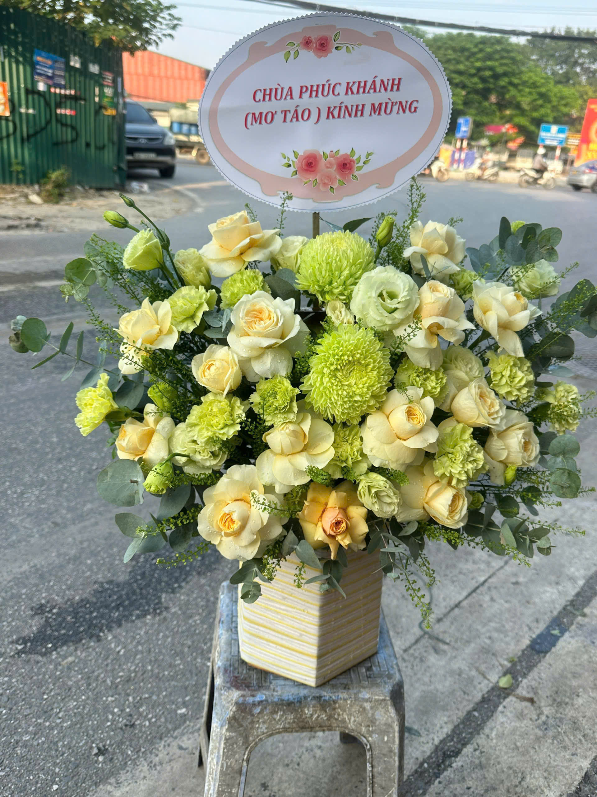 Giỏ Hoa Khai Trương - HNA.GHKT41